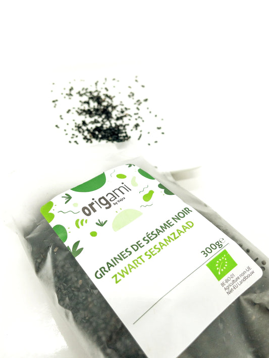 Kuro goma – Bio-Schwarzer Sesam – 300 g – Origami