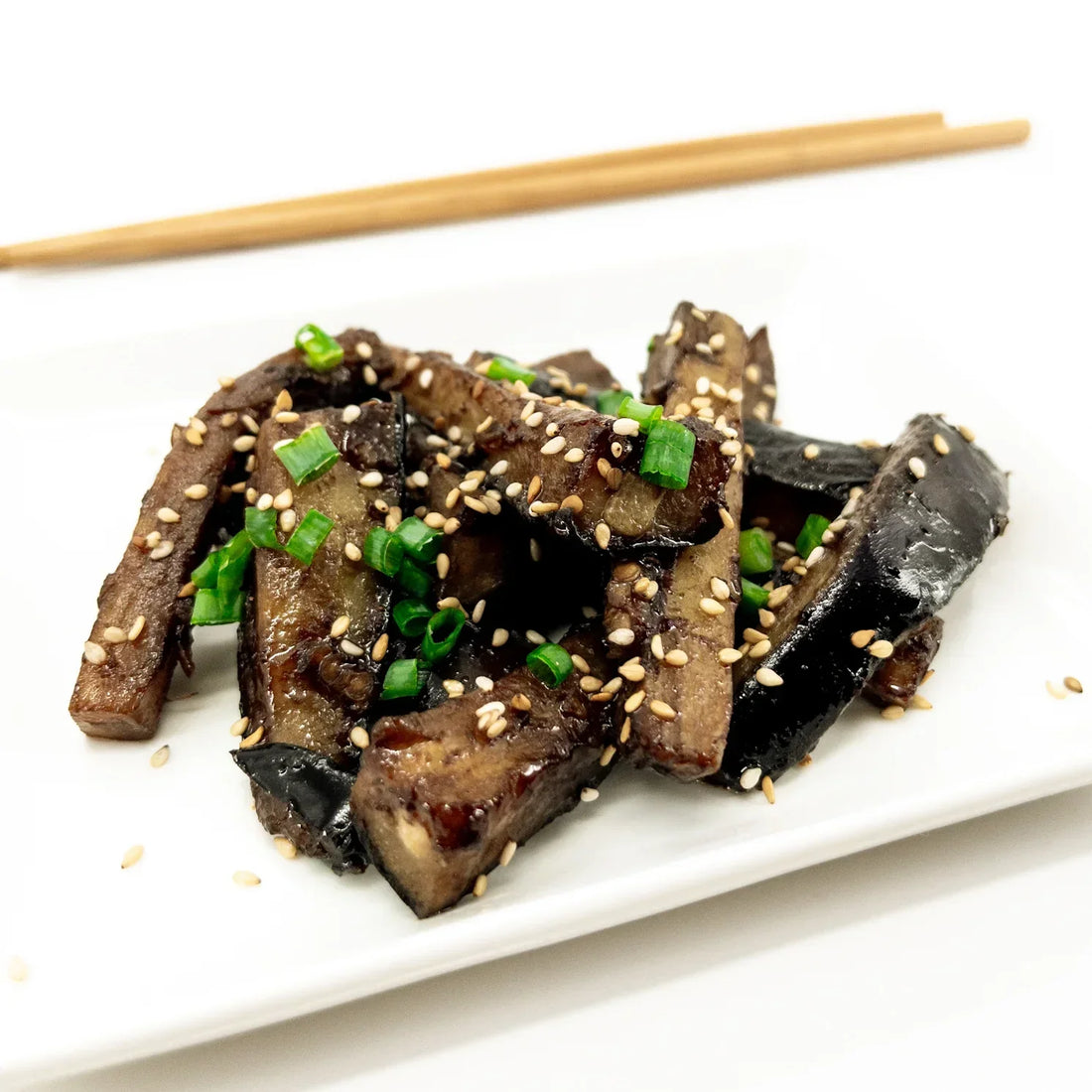 Nasu no Miso Itame - Aubergines sautées au miso, ail & gingembre