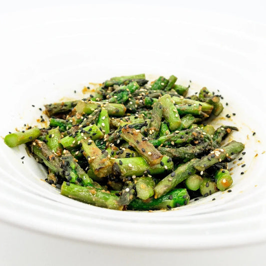 Asupara no miso-dare ae - Asperges grillées au miso et sésame
