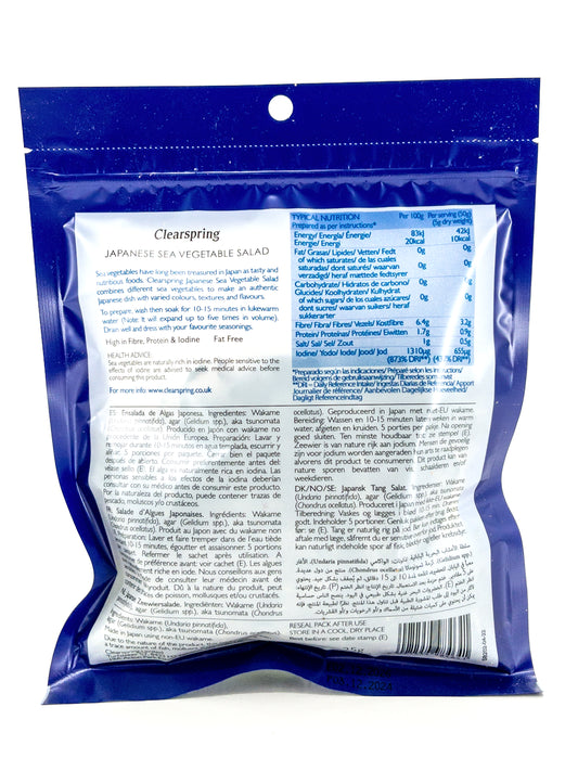 Salade d’algues séchées – 25 g – Clearspring