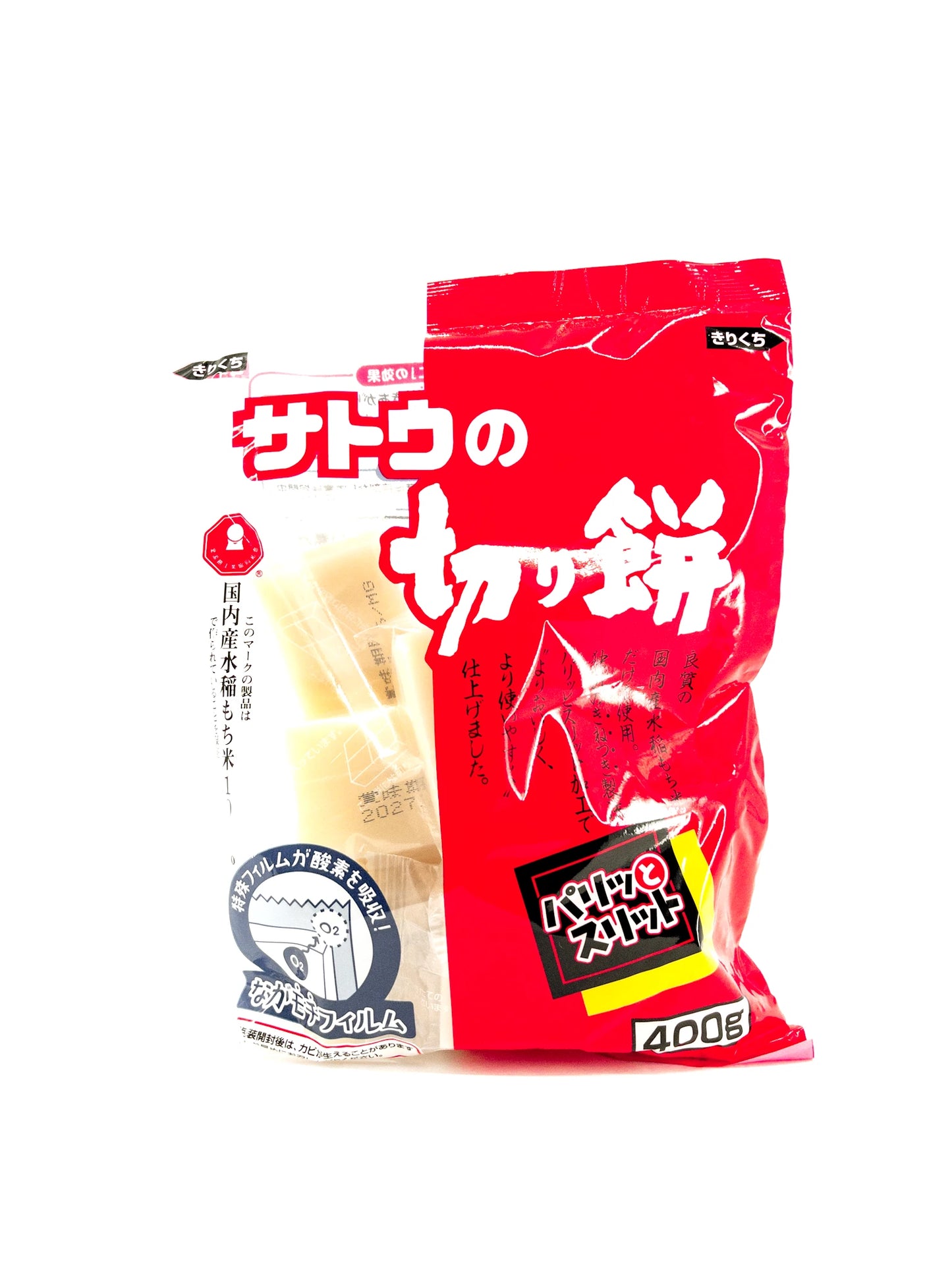 Kirimochi – Carrés de riz gluant – 400 g – Sato