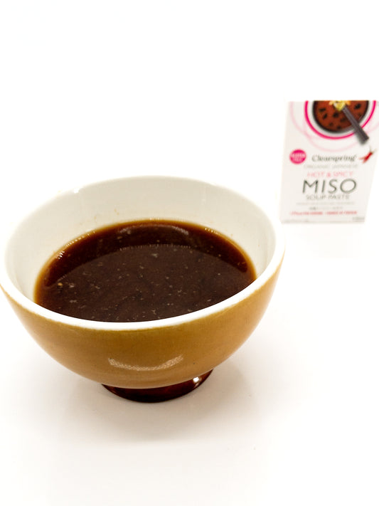 Soupe miso instantanée bio piquante et épicée - 4 x 15 g - Clearspring