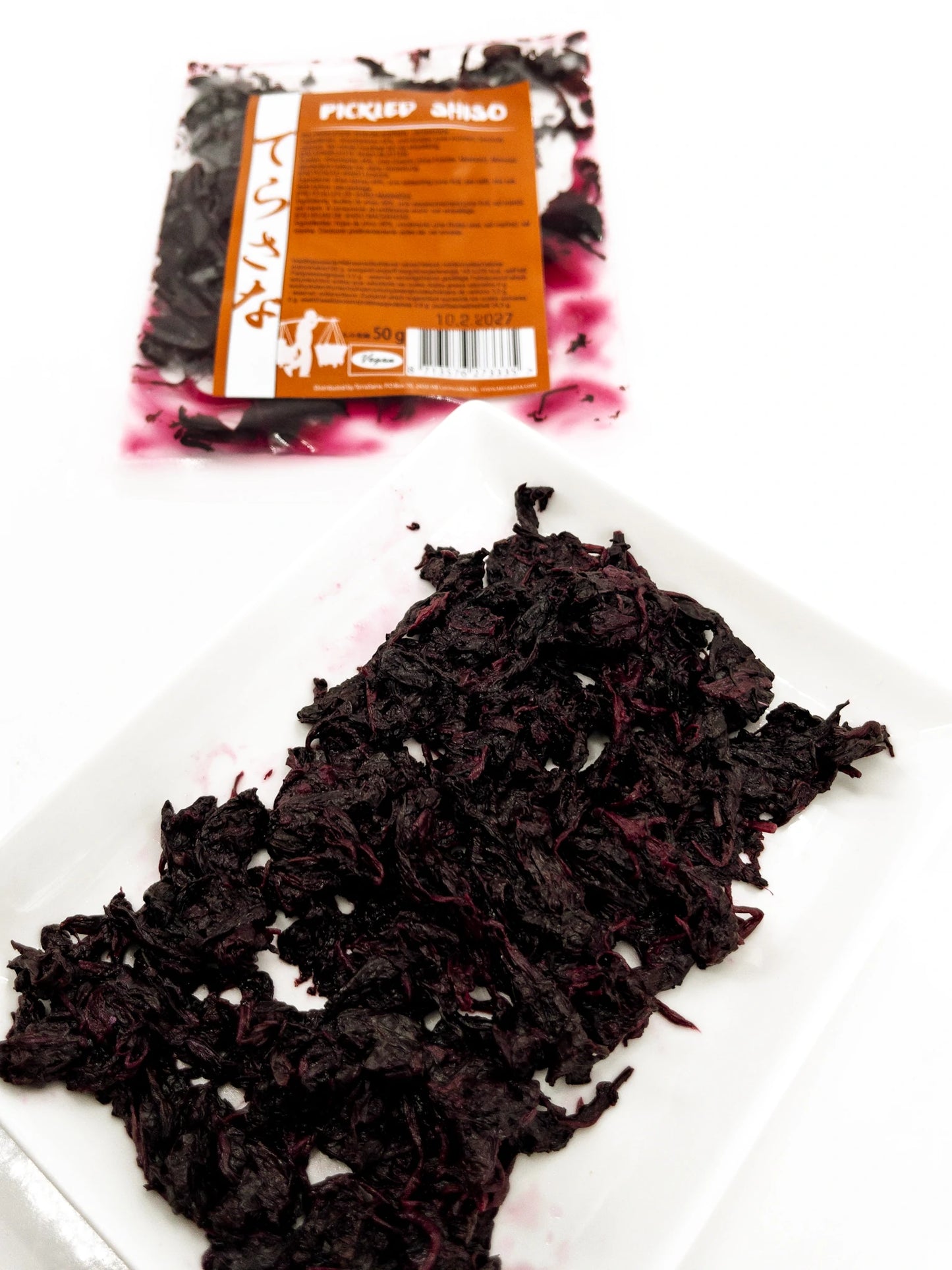 Akajiso - Feuilles de shiso rouge marinées – 50 g – Terrasana