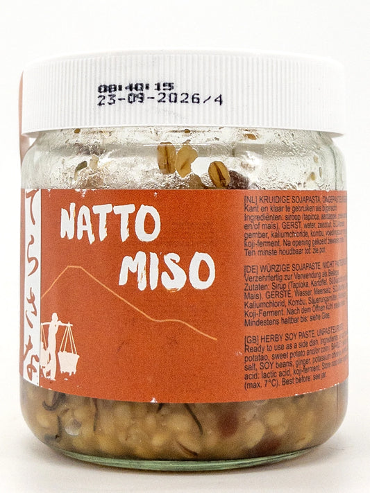 Miso de soja Natto – 300g de miso fermenté avec une saveur umami et des protéines végétales