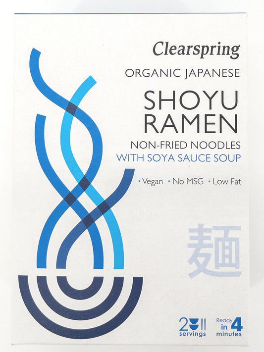 Boîte de 2 portions de ramen shoyu bio, Clearspring | Épicerie en ligne Eat In Japan