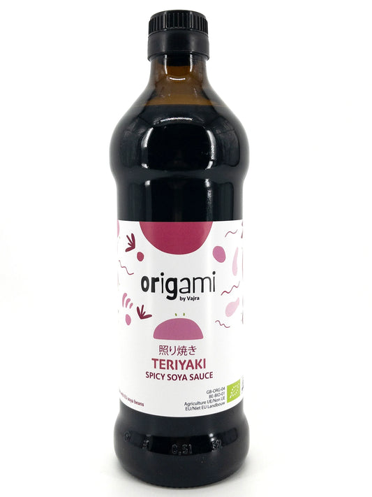 Sauce Teriyaki Origami – 500ml de sauce teriyaki japonaise pour accompagner vos viandes et légumes