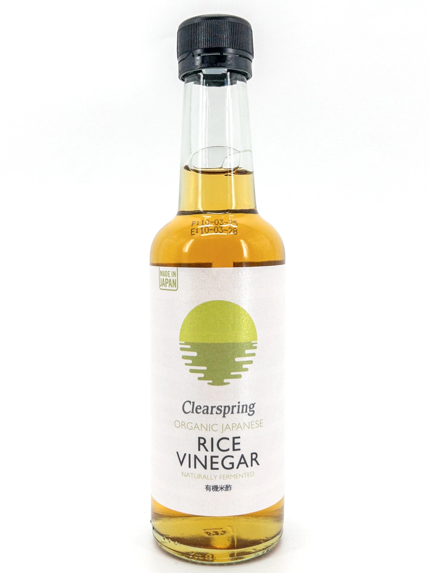 Bouteille de 250ml de vinaigre de riz, su, bio, Clearspring | Épicerie en ligne Eat In Japan