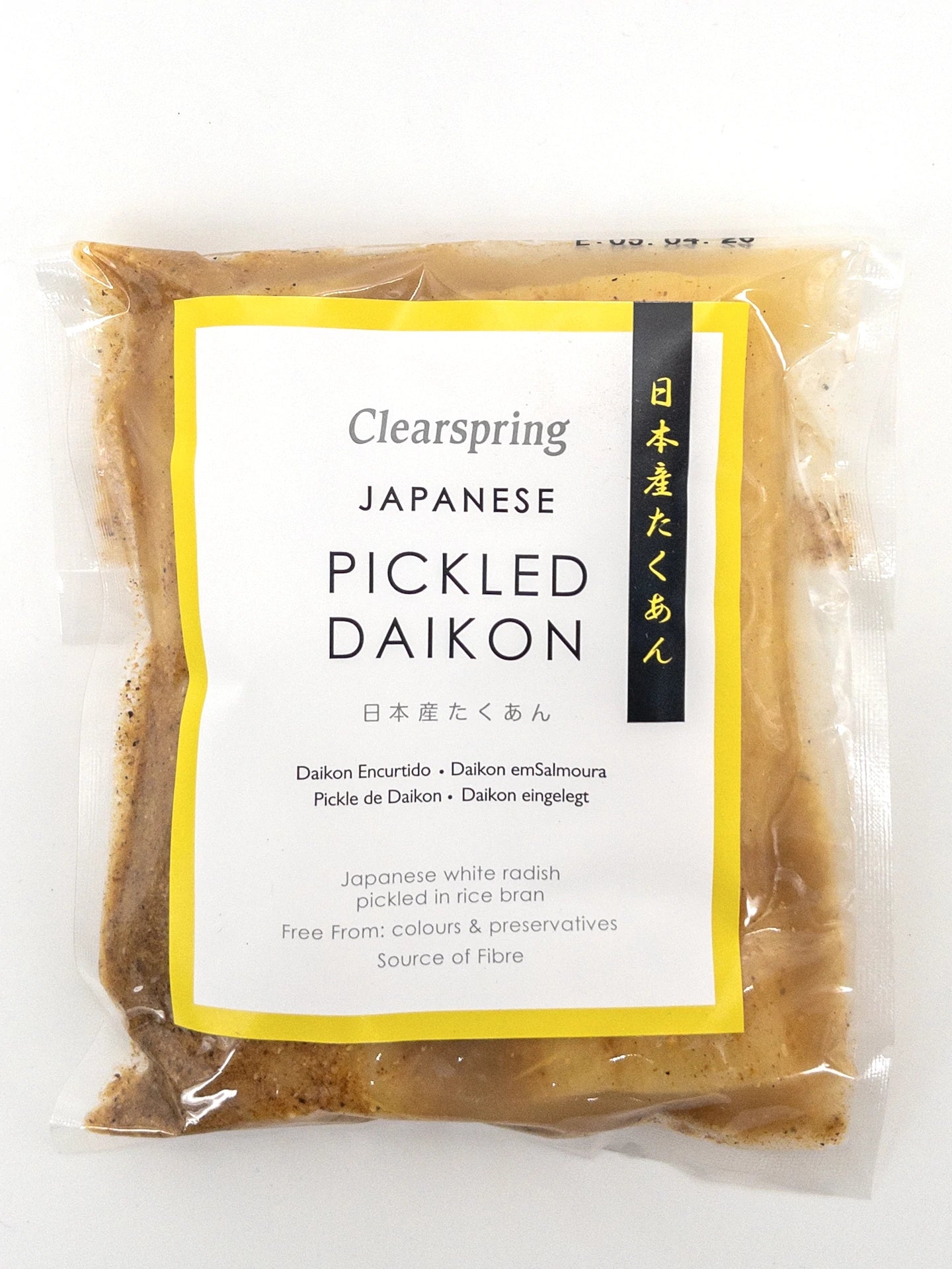 Takuan - Radis Daikon en saumure - 100 g - Clearspring