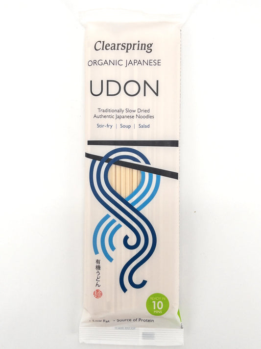 Udon – Nouilles de blé épaisses bio – 200 g – Clearspring