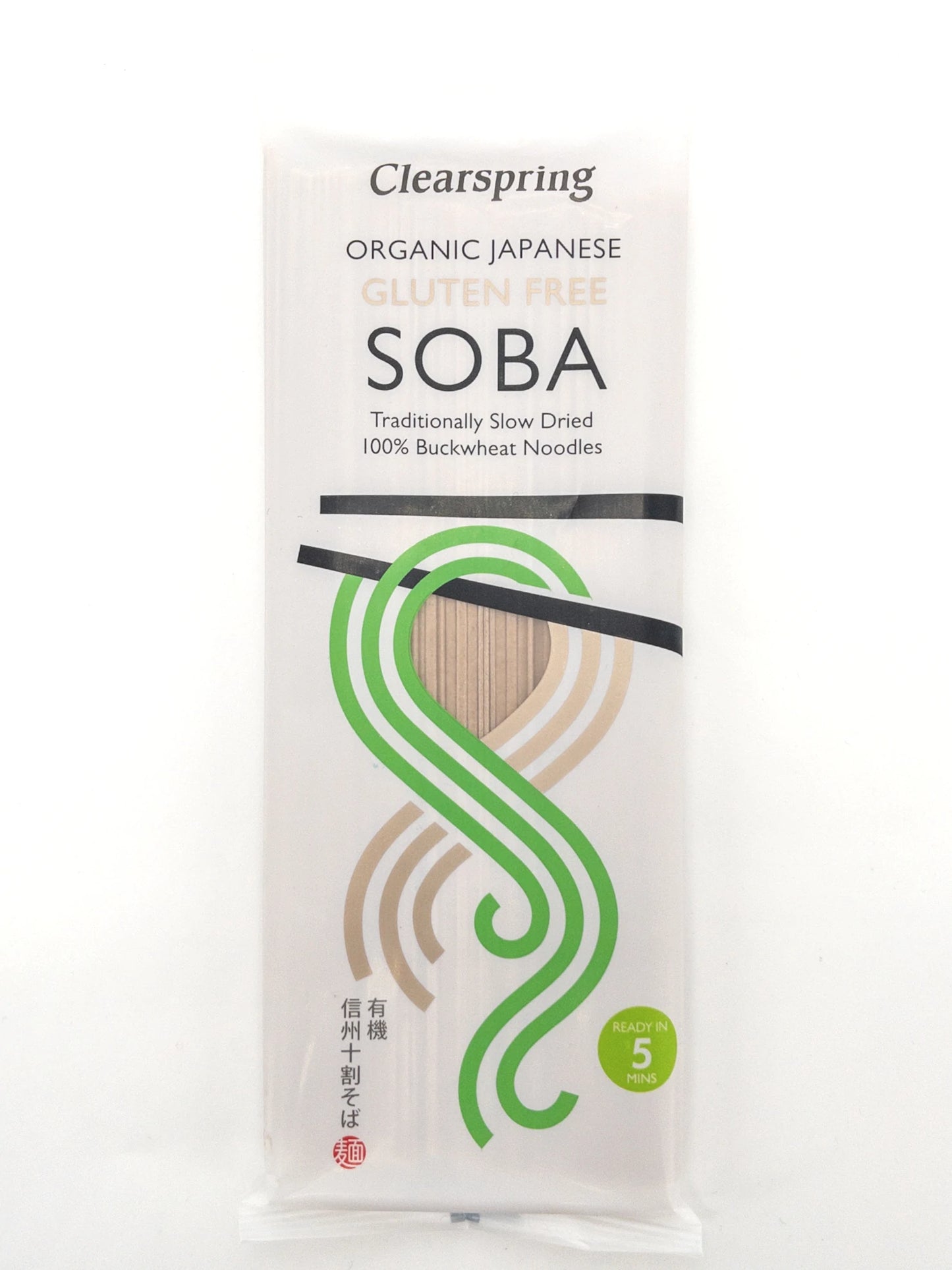 Jūwari Soba – Nouilles 100 % sarrasin bio, sans gluten – 200 g – Clearspring