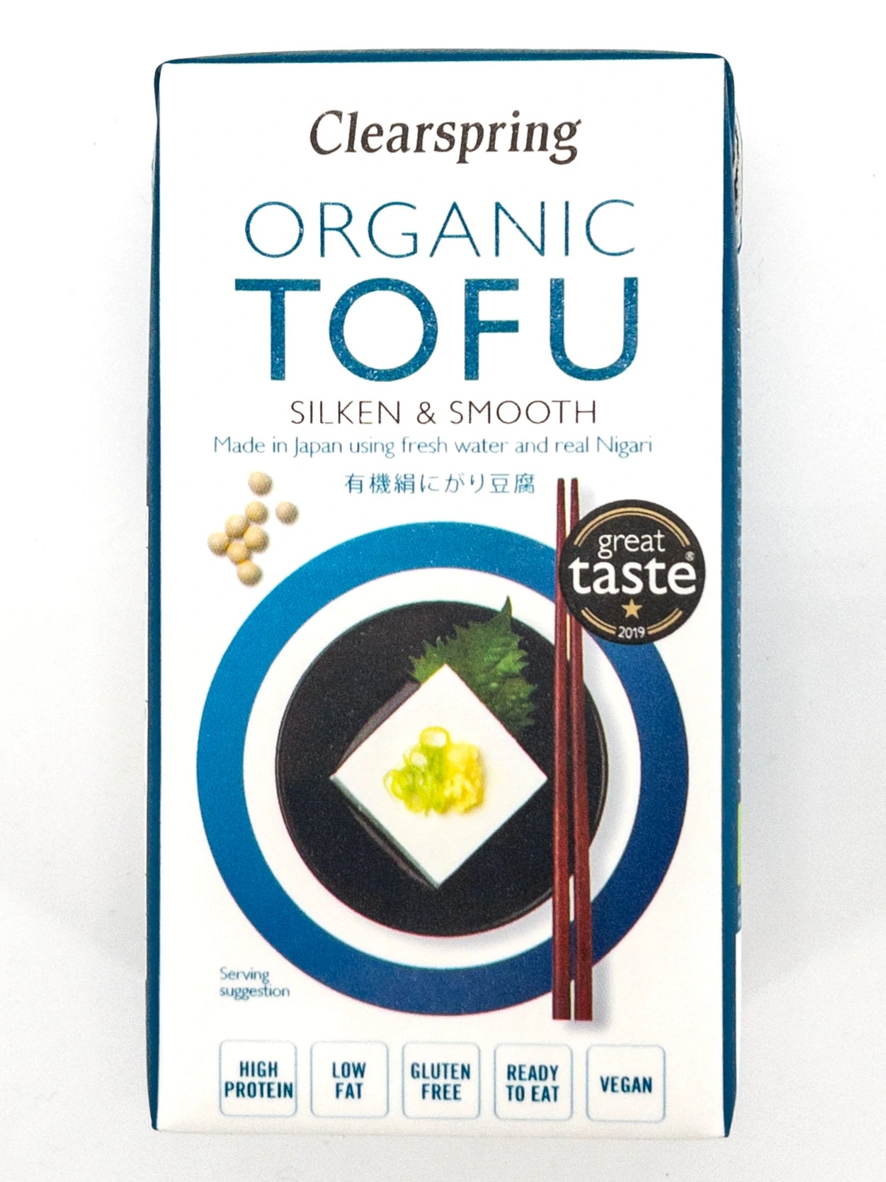 Kinugoshi dōfu – Tofu soyeux bio – 300 g – Clearspring