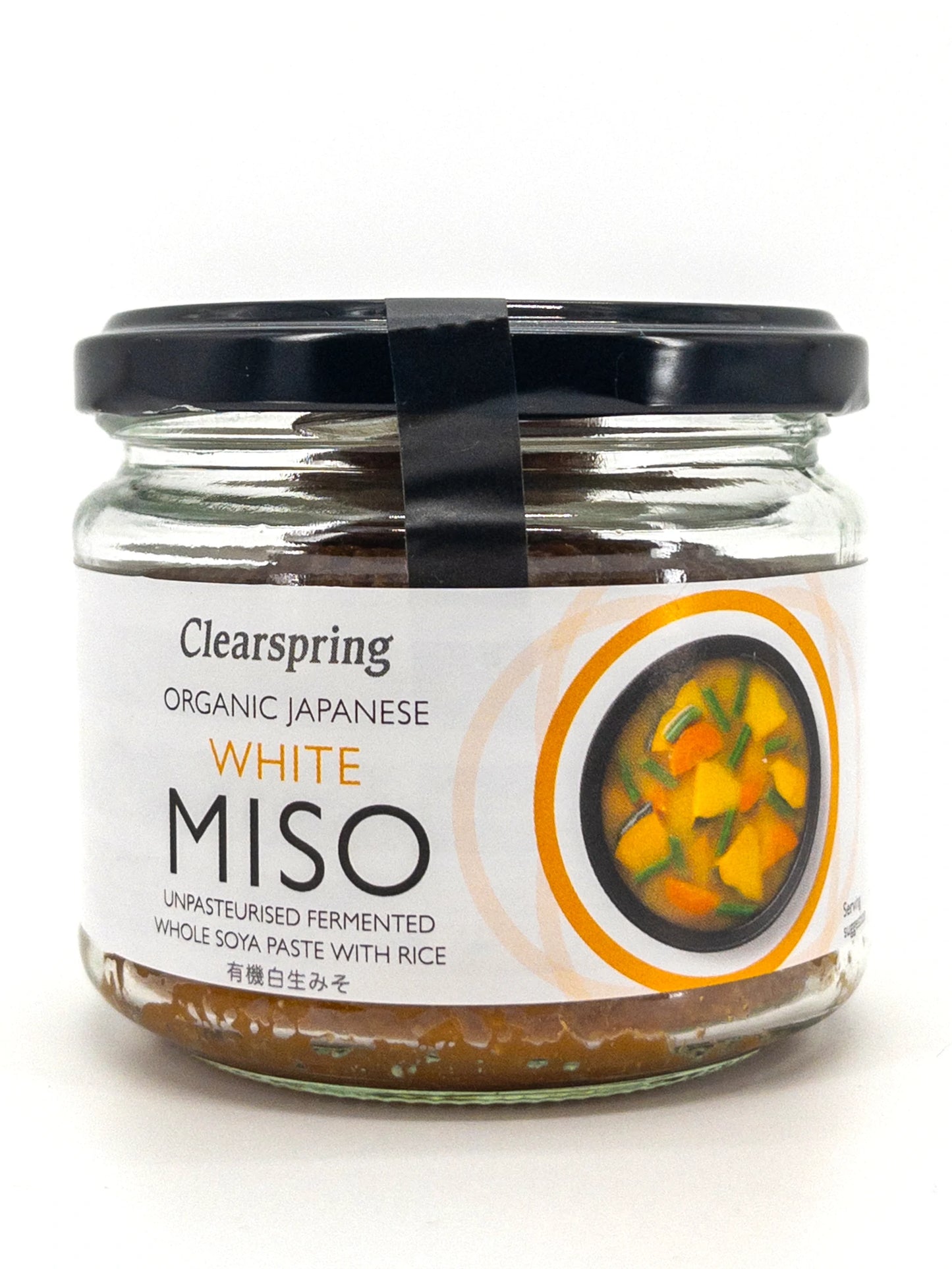Nama Shiro Kome Miso – Miso de riz blanc non pasteurisé bio – 270 g – Clearspring